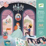 Djeco Příběh s přemístitelnými samolepkami Život na zámku – Zboží Dáma