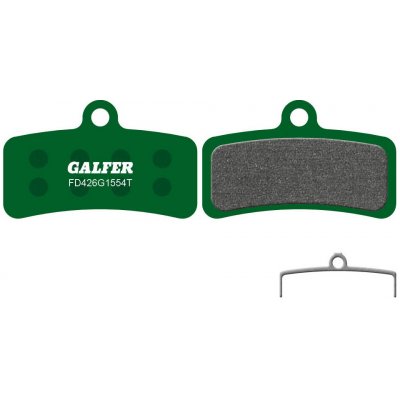 Galfer FD426 zelené Shimano, Tektro, TRP čtyřpístkové – Zboží Dáma