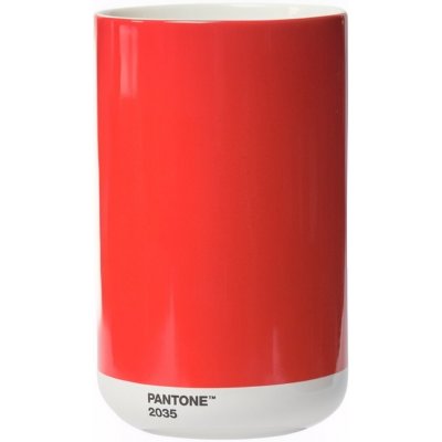 Červená keramická váza Pantone Red 2035 17 cm – Hledejceny.cz