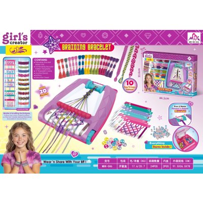 RKToys Sada na výrobu náramků s pletacím strojkem – Hledejceny.cz