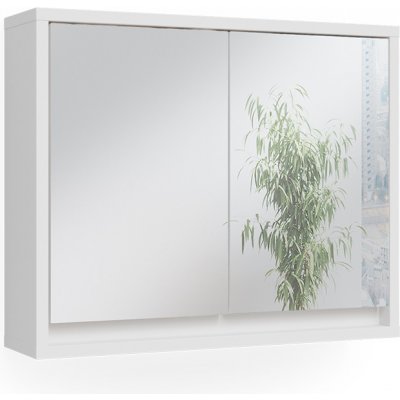 Vicco Koupelnová zrcadlová skříňka Mila, 55 x 45 cm, Bílá – Sleviste.cz