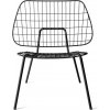 Zahradní židle a křeslo Audo (Menu) Zahradní křeslo WM String Lounge Chair, black
