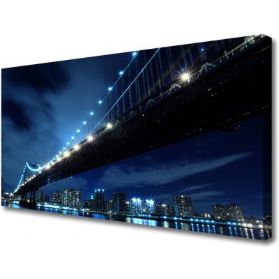 Obraz na plátně Most Město Architektura 100x50 cm – Sleviste.cz