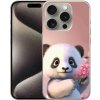 Pouzdro a kryt na mobilní telefon Apple mmCase Gelové iPhone 15 Pro - roztomilá panda