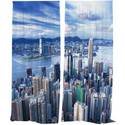 IMPAR Závěsy NY (Rozměr : 140x250, Materiál: Interlock) – Hledejceny.cz