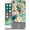 Pouzdro a kryt na mobilní telefon Apple Pouzdro HEAD CASE Apple iPhone 7 MIX FLORAL STRIPES