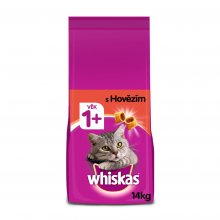 Tohle je absolutní vítěz srovnávacího testu - produkt Whiskas granule s hovězím pro dospělé kočky 14 kg. Tady pořídíte Whiskas granule s hovězím pro dospělé kočky 14 kg nejvýhodněji!