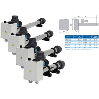 VÁGNER POOL Elektroohřev EOVp-9, 400 V