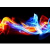 Tapety WEBLUX Samolepka fólie Fire and ice - 34703114 Ohe a led 100 x 73 cm