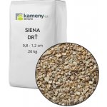 Okrasné kameny Siena drť, žluto-bílý mramor Vyberte si balení: 20 kg – Zboží Dáma