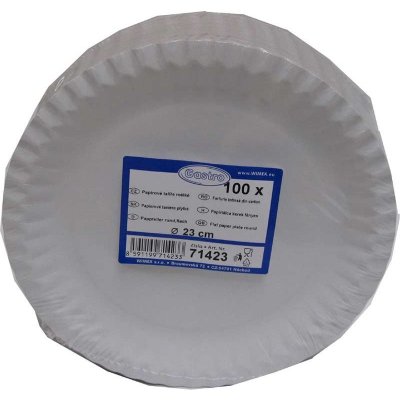 CZ talíř d23 cm mělký -100ks-papírový – Hledejceny.cz