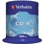 Verbatim CD-R 700MB 52x, cakebox, 100ks (43411) – Zbozi.Blesk.cz