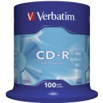 Verbatim CD-R 700MB 52x, cakebox, 100ks (43411) – Zboží Mobilmania