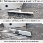 Mitclear kartáč na podlahy s dlouhou rukojetí 128 cm 2v1 kartáč na podlahy s tvrdými štětinami a – Sleviste.cz