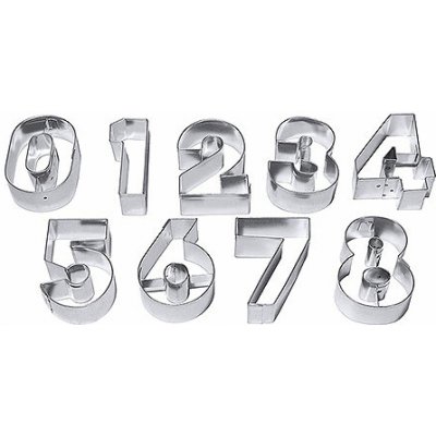 CONTACTO Vykrajovátka 9 kusů, čísla 25 mm | CONTACTO, 637/060 – Hledejceny.cz