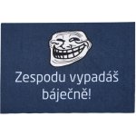 Mercury Flooring Zespodu vypadáš báječně Meme Modrá 40x60 cm – Zboží Dáma