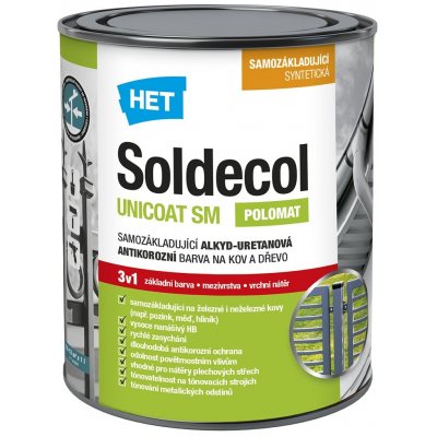 Soldecol UNICOAT SM 0,75 L RAL 8019 – Zboží Mobilmania