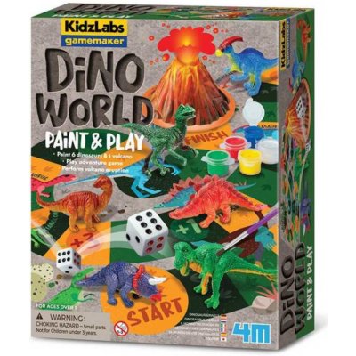 4M Kreativní hra Svět dinosaurů vymaluj a hrej – Zboží Dáma