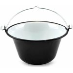 Marex Trade Kotlík smaltovaný servírovací 0,8l, 16cm, černý – Sleviste.cz