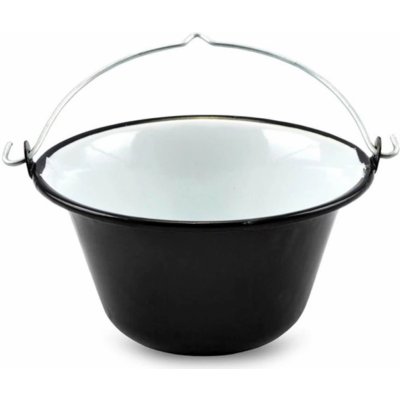 Marex Trade Kotlík smaltovaný servírovací 0,8l, 16cm, černý – Sleviste.cz