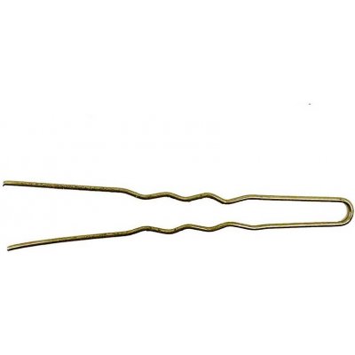 Waved hair pin - 65 mm 20 ks barva Gold – Sleviste.cz