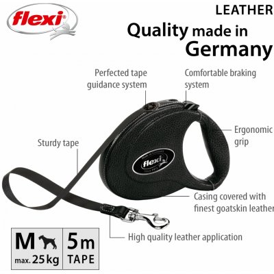 Flexi vodítko Leather pásek – Zbozi.Blesk.cz