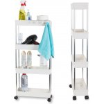 Verk 24055 Koupelnová polička kuchyňská skříňka na kolečkách knihovna – Hledejceny.cz