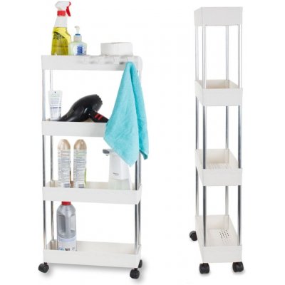 Verk 24055 Koupelnová polička kuchyňská skříňka na kolečkách knihovna – Hledejceny.cz