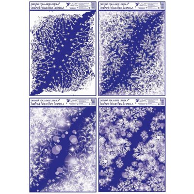 Okenní fólie rohová zamrzlé rohy – Zbozi.Blesk.cz