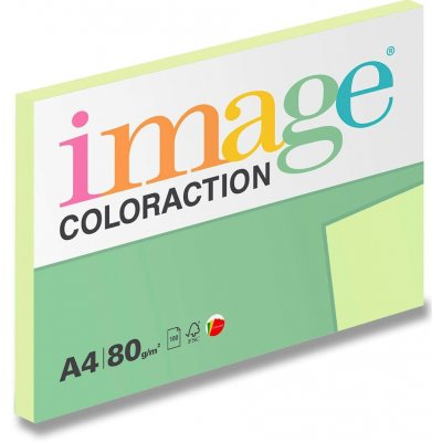 Image Coloraction A4 80 g Pastelově světle zelená 100 ks – Hledejceny.cz