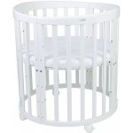 Waldin rostoucí postýlka 7v1 oválná bílá – Zboží Mobilmania