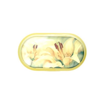 Optipak Limited pouzdro se zrcátkem motiv květy Lilie žlutá – Zboží Mobilmania