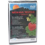 Neotex netkaná textilie výsek jahody 1,6 x 4,2 m 45 g/m² černá – Zboží Dáma