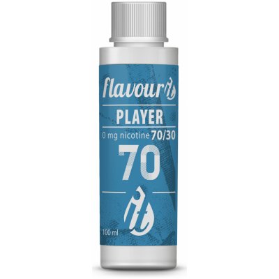 Flavourit Beznikotinová báze PLAYER PG30/VG70 0mg 100ml – Zbozi.Blesk.cz