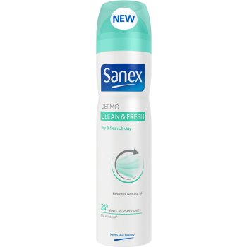 Sanex Dermo Clean & Fresh 24h antiperspirant deospray 250 ml