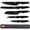 Sada nožů BERLINGERHAUS Sada nožů s magnetickým držákem 6 ks Black Rose Collection