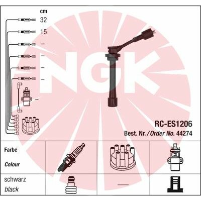 NGK Sada kabelů pro zapalování 44274 – Hledejceny.cz