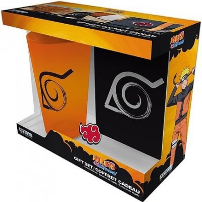 ABYstyle Dárková Naruto Shippuden sklenice zápisník odznak 400 ml – Zboží Mobilmania