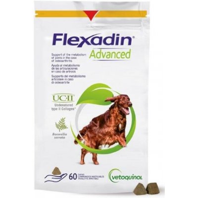 Vetoquinol Flexadin Advanced žvýkací tablety 60 tablet – Hledejceny.cz