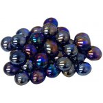 Chessex Skleněné žetony Gaming Glass Stones různé barvy Barva: Iridized Dark Blue – Zboží Mobilmania