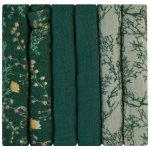 KikkaBoo mušelínové 30x30 cm Secret Garden Green 6 ks – Hledejceny.cz