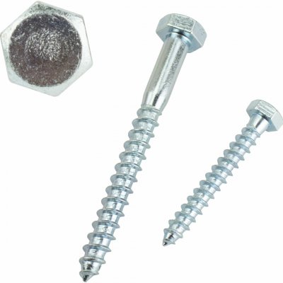 WT WINTECH Vrut do dřeva, šestihranná hlava, 8 x 60 mm, DIN 571, ZB – Hledejceny.cz