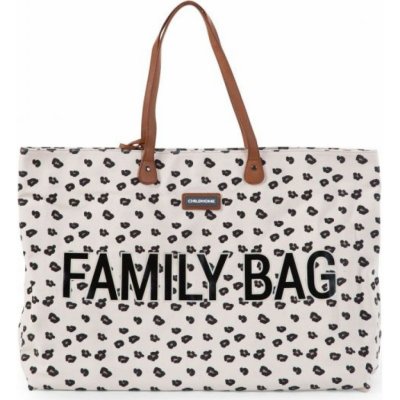 Childhome Cestovní taška Family Bag Canvas Leopard