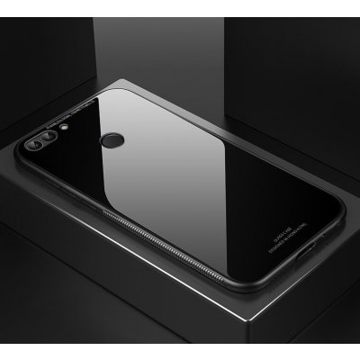 Pouzdro Obal na Xiaomi Mi 8 lite-skleněný, černé