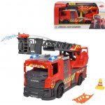 DICKIE Auto hasičské Scania hasiči 35cm stříká vodu na baterie Světlo Zvuk d3716017