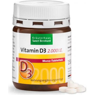 Sanct Bernhard Vitamin D 5.600 IU postupné uvolňování 26 kapslí – Hledejceny.cz