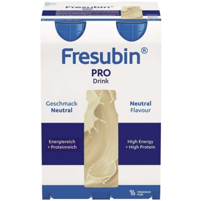 FRESUBIN PRO DRINK PŘÍCHUŤ NEUTRÁLNÍ POR SOL 4X200ML – Hledejceny.cz