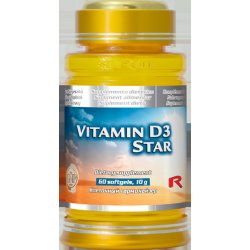 Starlife Vitamin D3 Star 60 kapslí