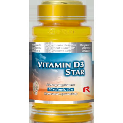 Starlife Vitamin D3 Star 60 kapslí – Hledejceny.cz