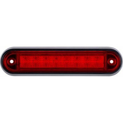KAMAR LED boční obrysové světlo ČERVENÉ, 0,8W, 8xLED, 12/24V, IP67, uchycení šrouby [L1314] – Hledejceny.cz